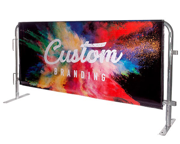 Vinyl 100 Custom Barricade Cover – Universal