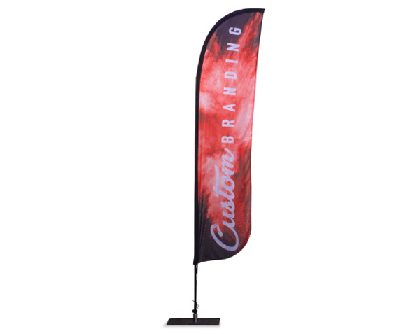 Shark Fin-Shaped Feather Flag